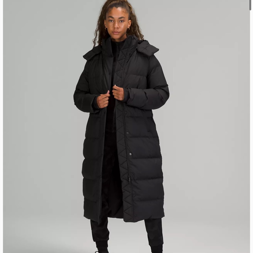 lululemon wunder puff long jacket